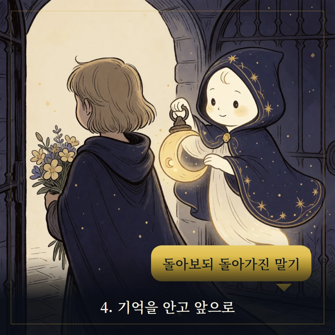 컵 6(Six of Cups) 웹툰 4컷 — 조언