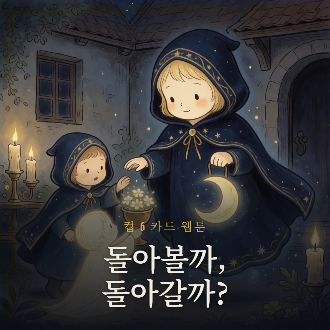 컵 6(Six of Cups) 웹툰 표지