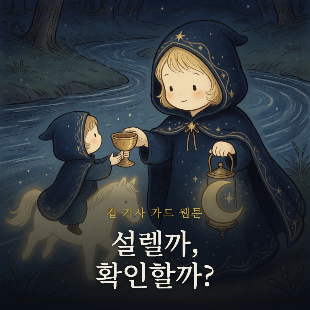 컵 기사(Knight of Cups) 웹툰 표지