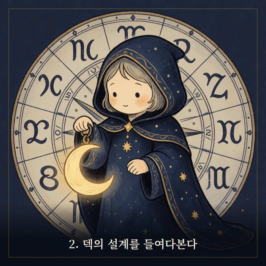 타로 점성 대응 — 카드에 담긴 행성과 별자리 웹툰 2컷