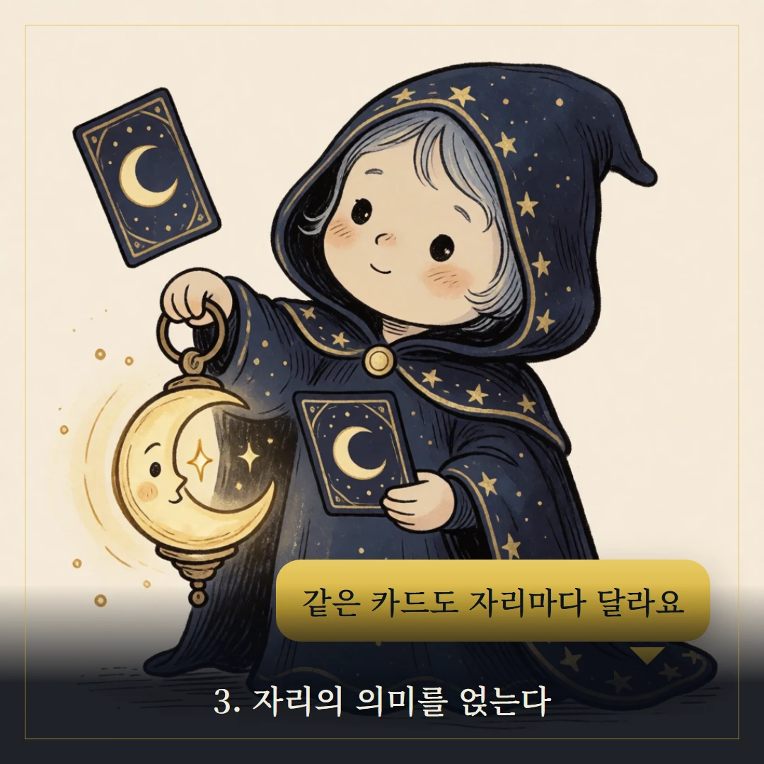 타로 보는 법 — 질문하는 법부터 해석까지 웹툰 3컷