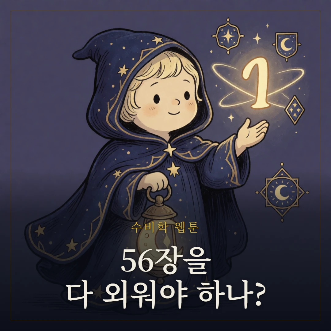타로 수비학 — 1부터 10까지 숫자에 담긴 의미 웹툰 표지