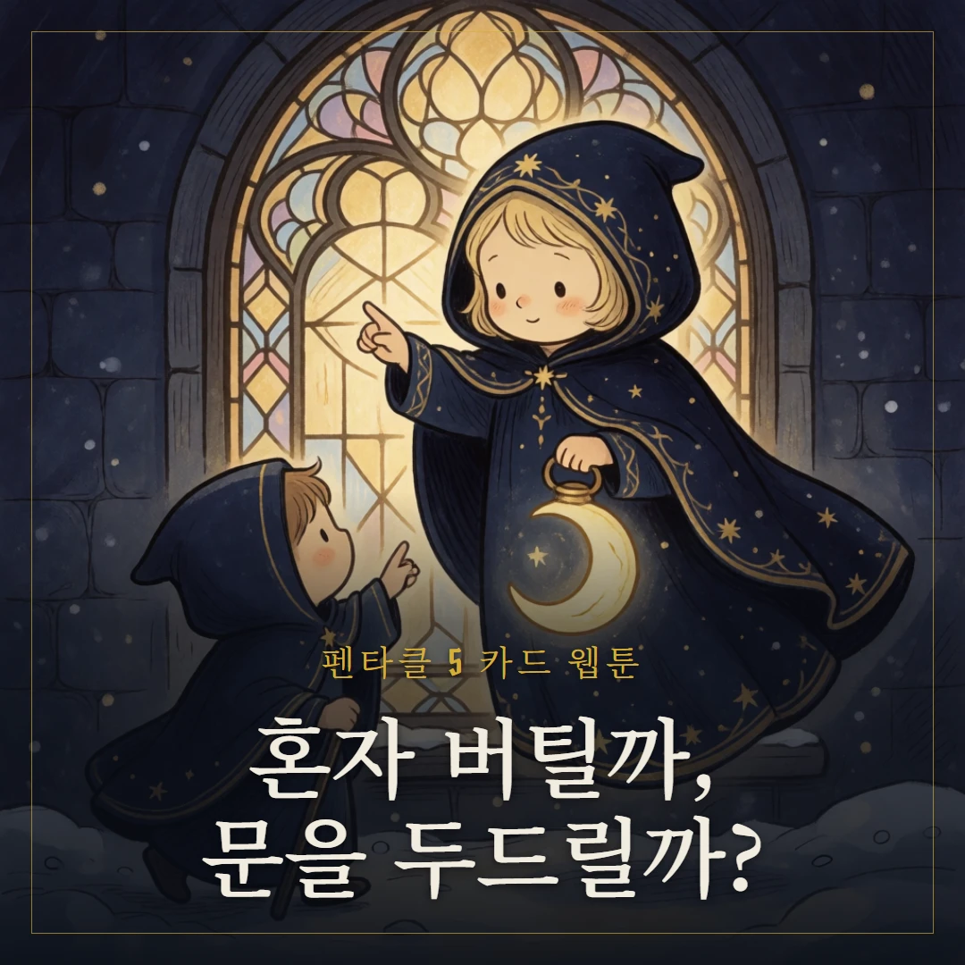펜타클 5(Five of Pentacles) 웹툰 표지