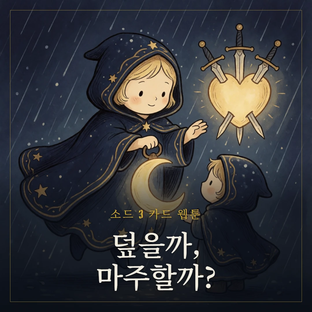 소드 3(Three of Swords) 웹툰 표지