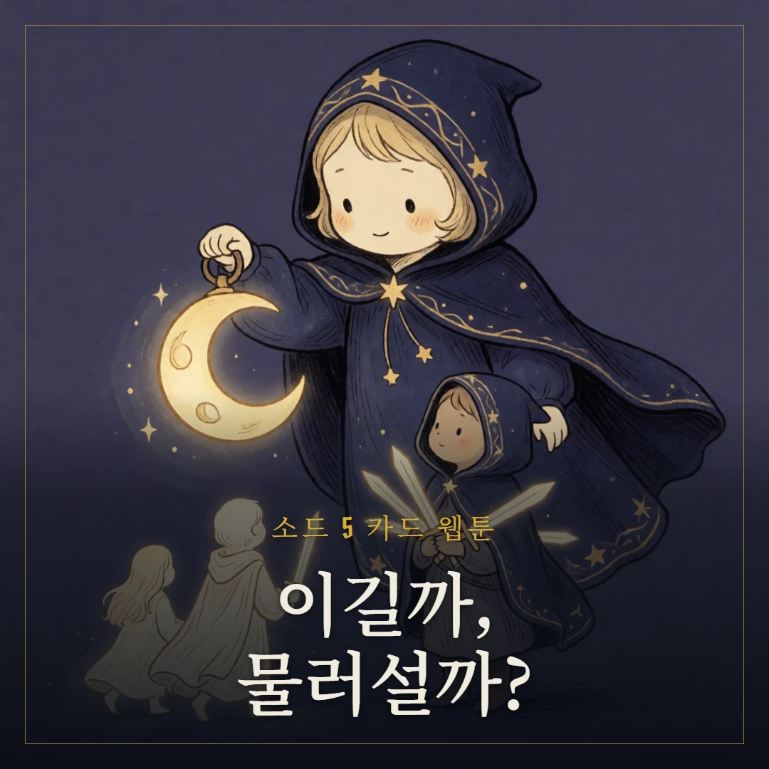 소드 5(Five of Swords) 웹툰 표지