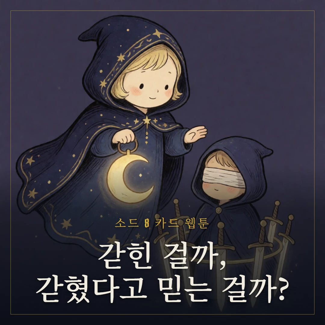 소드 8(Eight of Swords) 웹툰 표지