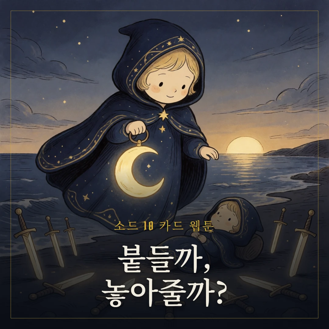 소드 10(Ten of Swords) 웹툰 표지