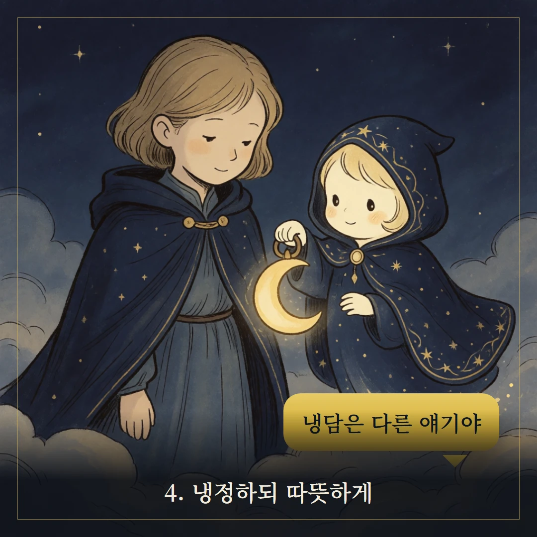 소드 여왕(Queen of Swords) 웹툰 4컷 — 조언