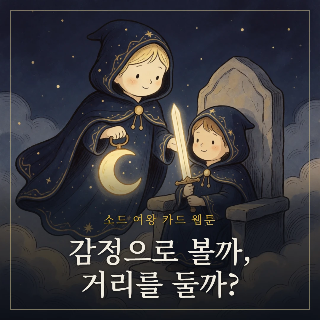 소드 여왕(Queen of Swords) 웹툰 표지