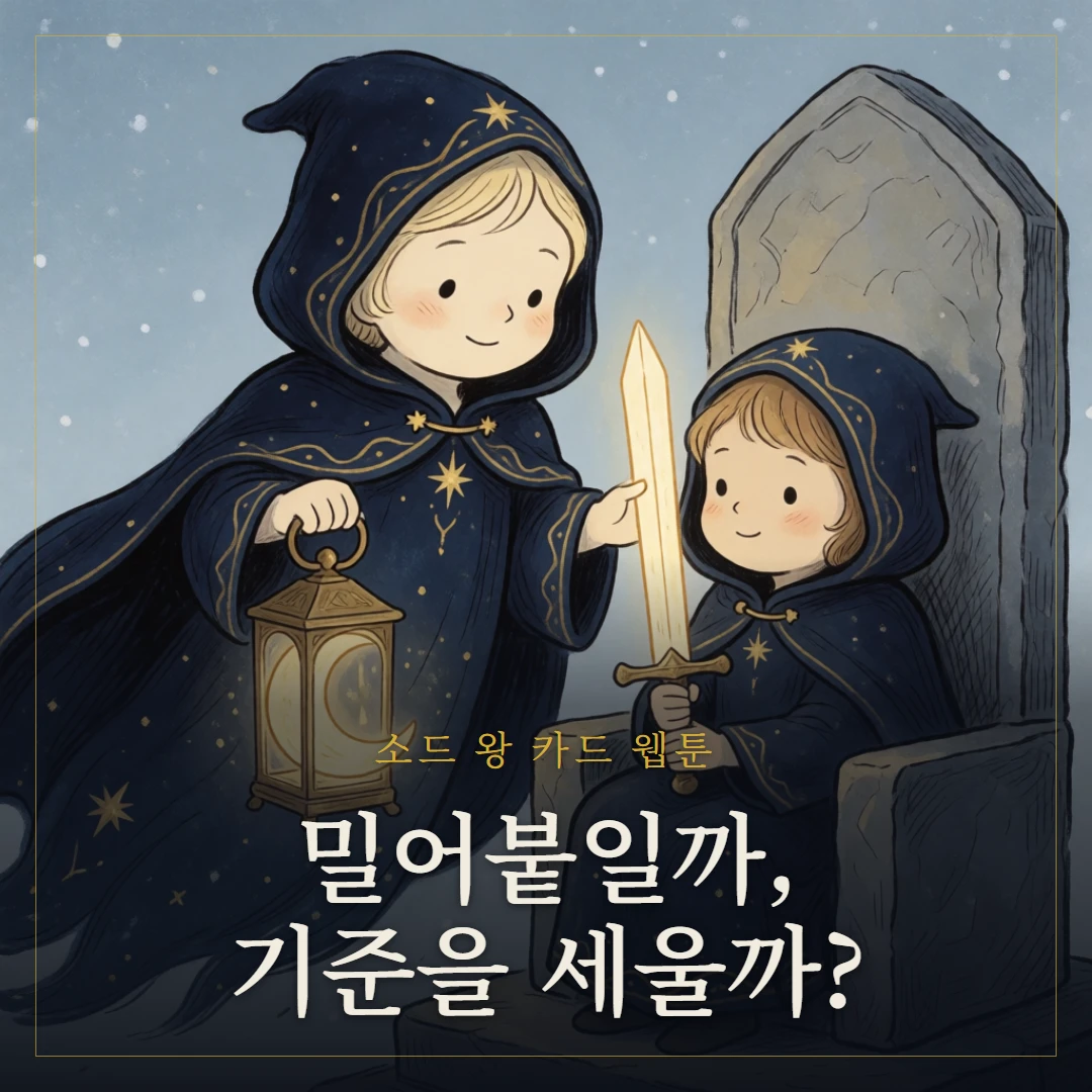 소드 왕(King of Swords) 웹툰 표지